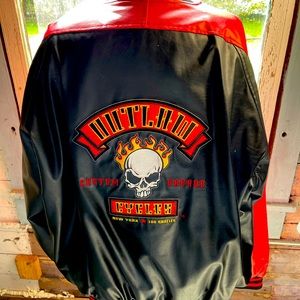 Steve & Barry's Red and Black Outlaw Jacket